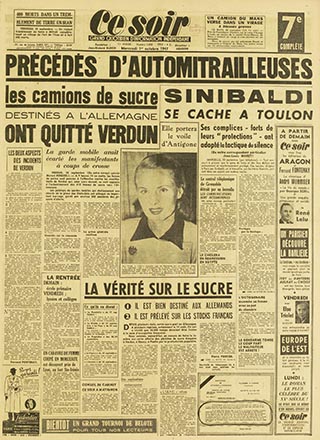 Les camions de sucre destinés à l'Allemagne ont quitté Verdun